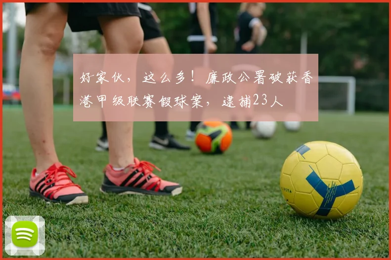 好家伙，这么多！廉政公署破获香港甲级联赛假球案，逮捕23人