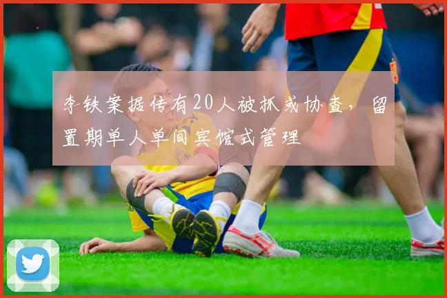李铁案据传有20人被抓或协查，留置期单人单间宾馆式管理